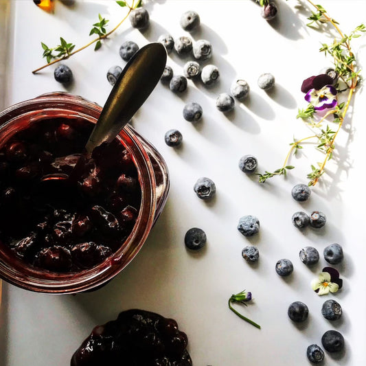 Blueberry BBQ Sauce, by Genee Habansky of Herbaceous Catering