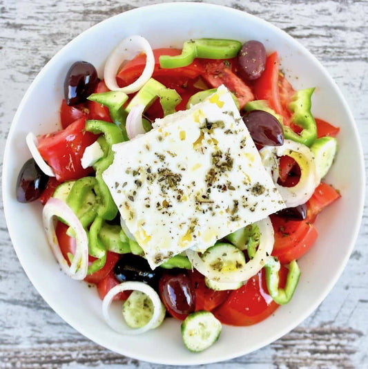 Horiatiki Salata (Villager’s Salad), by Demetra Kontoulis, of Kontoulis Family Olive Oil