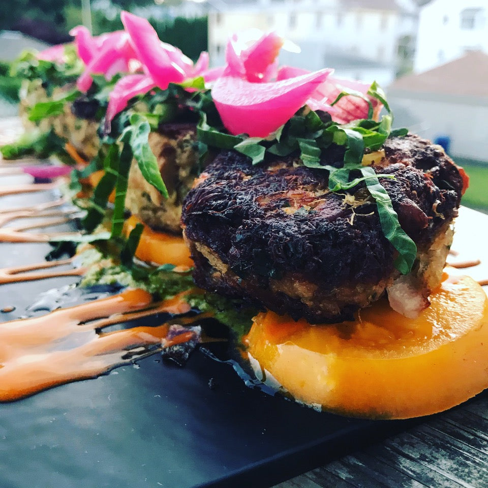Summer Lions Mane Mushroom “Crab Cake” by Genee Habansky, Herbaceous ...