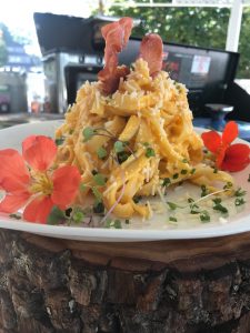 Butternut Squash “Alfredo” with Crispy Proscuitto by Genee Habansky, Herbaceous Catering