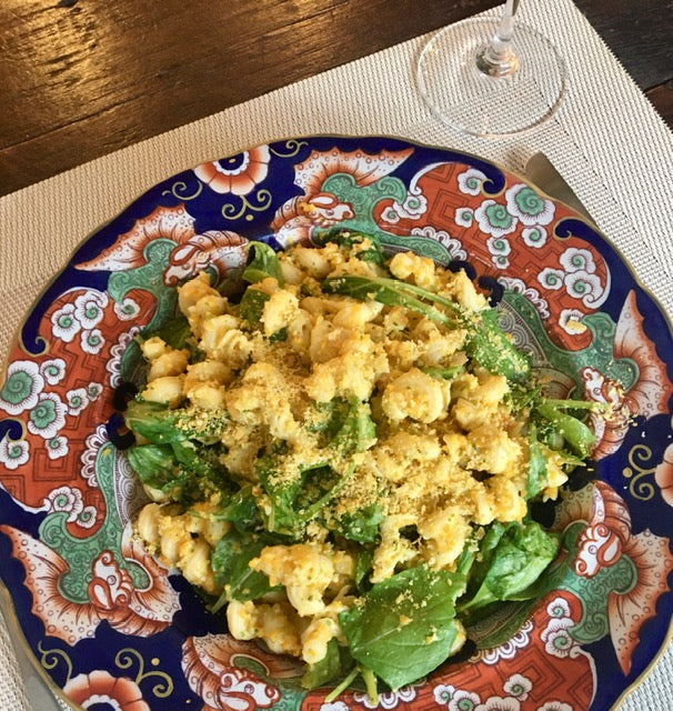 Cavatappi with Carrot Pesto and Lemon Arugula by Sue Smith, Prime Health Style