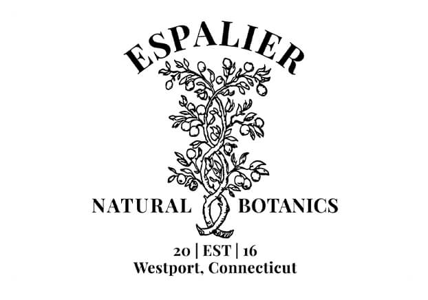 expalier natural botanics est 2016 westport CT logo